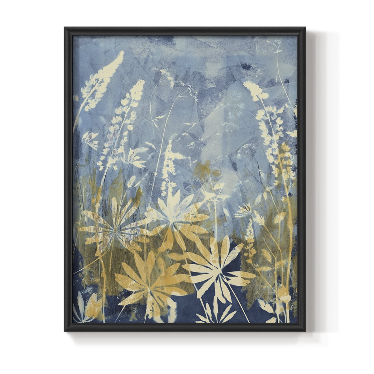 Wild Lupine Framed Print in Black Solid Wood 22 x 28 Framed Print