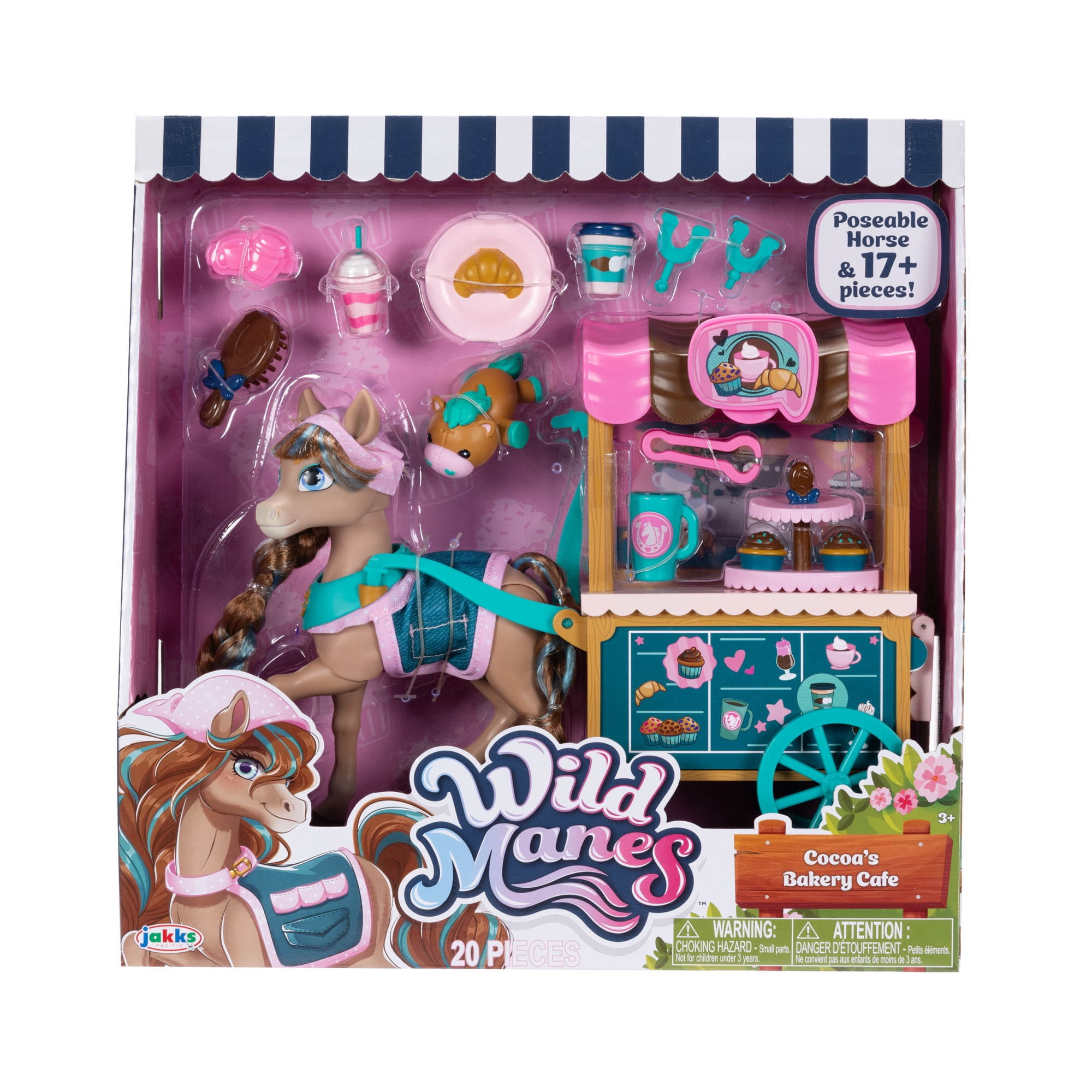 Wild Manes, Bakery Cafe Set, Food Play Doll Play Set - Walmart.com