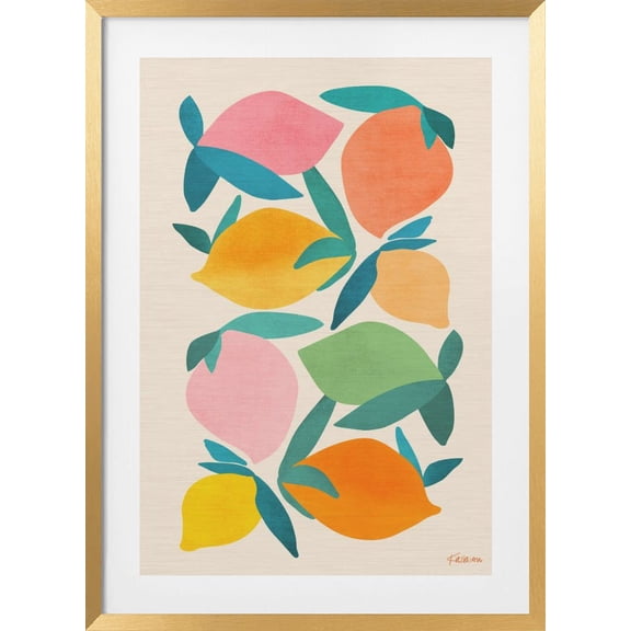 Wild Mango #2 Framed Art Modern Wall Decor