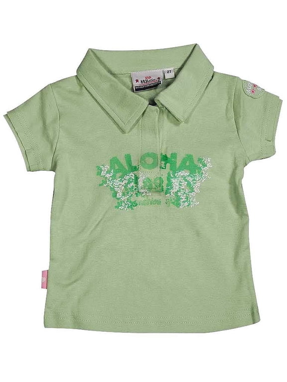 Baby Infant Toddler Girls Short Sleeve Cotton Tee Shirt