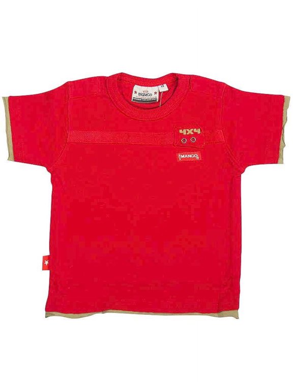 Infant Boys Short Sleeve Cotton Fashion T-Shirt