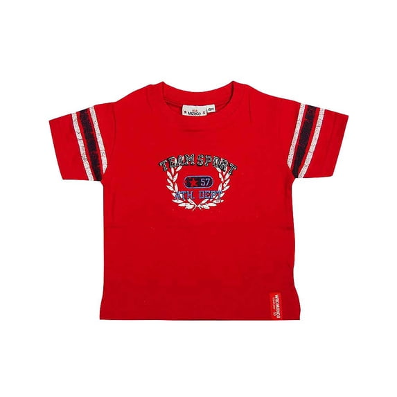 Wild Mango Infant Boys Short Sleeve Cotton Fashion T-Shirt 7498-12Months
