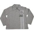thumbnail image 1 of Wild Mango Toddler and Boys Sizes 2T - 10 - Long Sleeve Fashion Polo Shirt Top 32079-5 (grey), 1 of 5