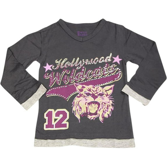 Wild Mango Toddler and Girls Long Sleeve Cotton Fashion T-Shirt