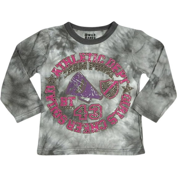 Wild Mango Toddler and Girls Long Sleeve Cotton Fashion T-Shirt