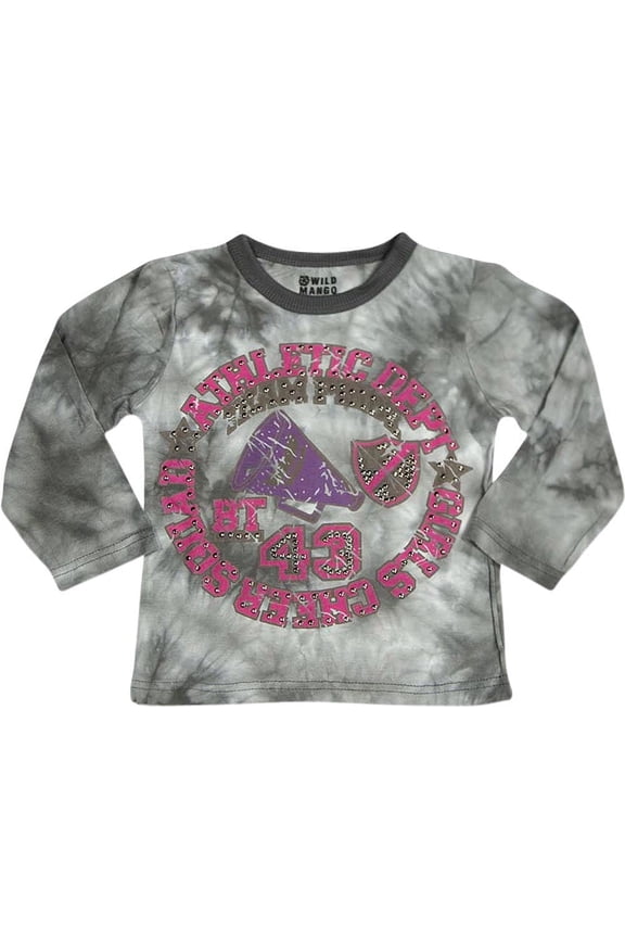 Toddler and Girls Long Sleeve Cotton Fashion T-Shirt