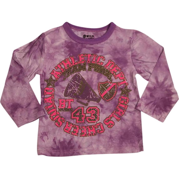 Wild Mango Toddler and Girls Long Sleeve Cotton Fashion T-Shirt
