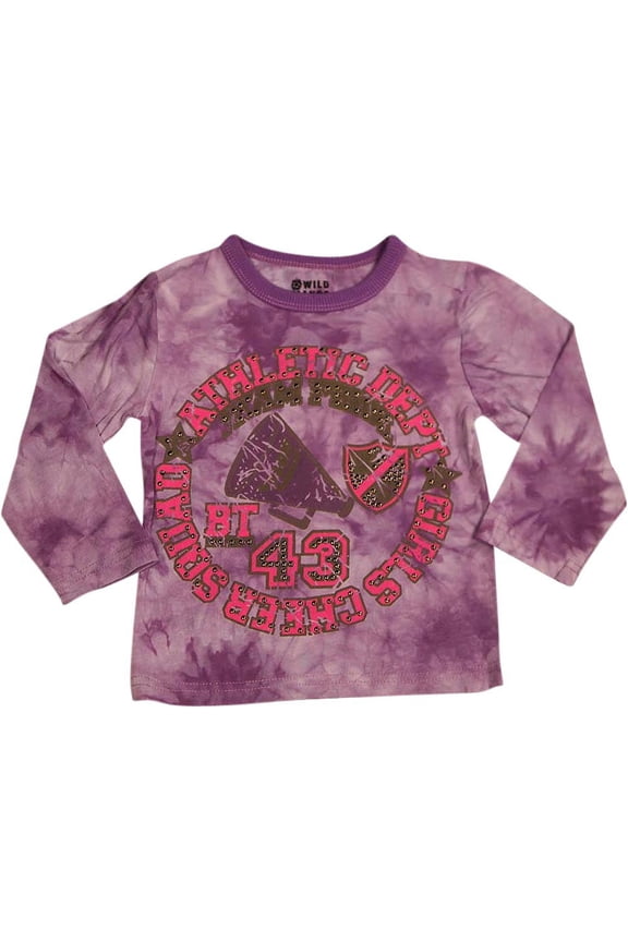 Toddler and Girls Long Sleeve Cotton Fashion T-Shirt