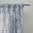 thumbnail image 1 of Wild Meadows Pinch Pleat w/Back Tabs Pair 50x63 Grey, 1 of 5