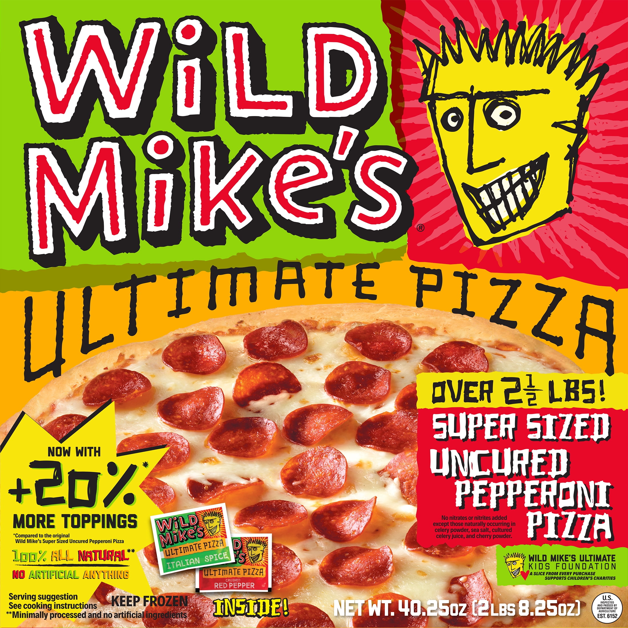 Wild Mike's 14 Super Sized Pizza