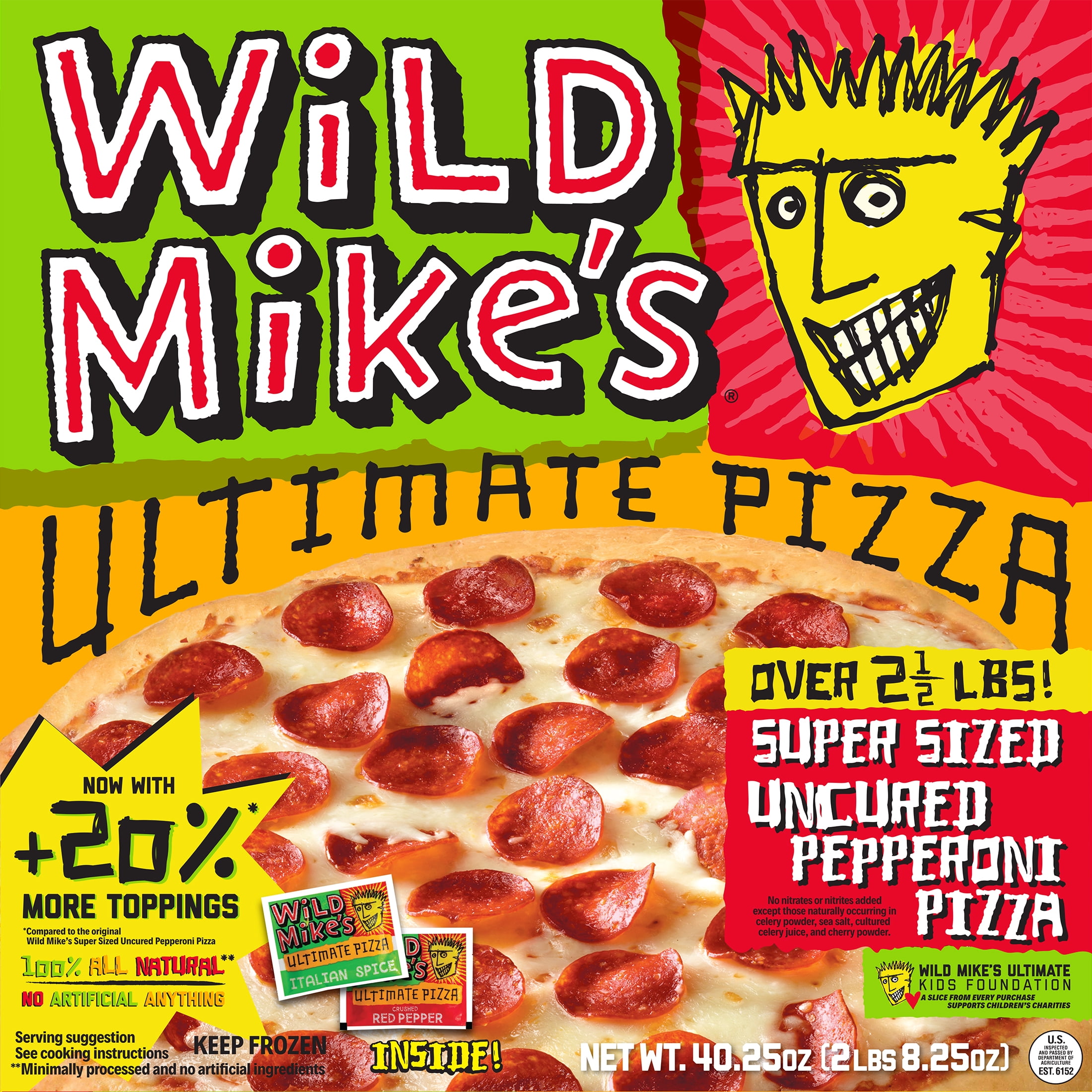 Wild Mike's Ultimate Pizza Super Sized Combination (Frozen