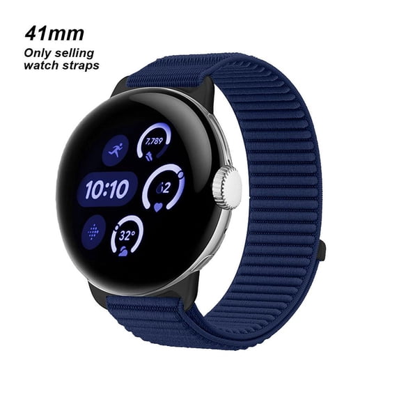 Wild Mountain Pattern Nylon Woven Watch Strap for Pixel Watch 4, 41 ...