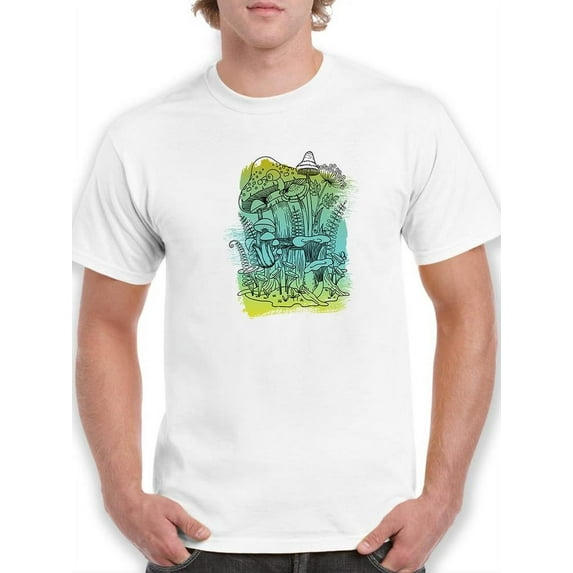 Wild Mushrooms T-Shirt Men -Image by Shutterstock, Male x-Large