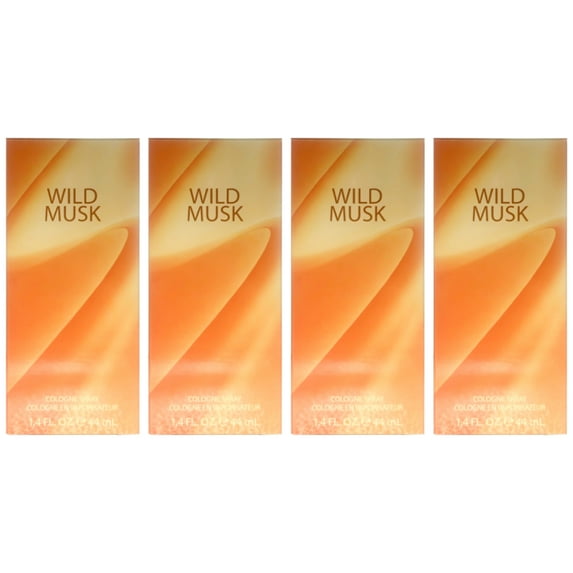 Wild Musk By Coty Cologne Spray for Women 1.50 oz (Pack of 4)