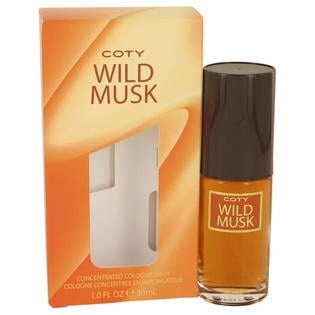 Wild Musk Concentrate Cologne Spray By Coty 1 Oz (Pack 6)