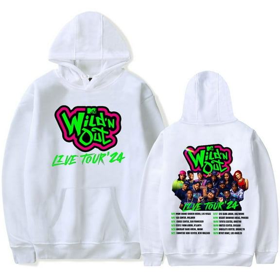 Wild 'N Out Live Tour 24 Hoodie Casual Sweatshirt Pocket Drawstring Pullover