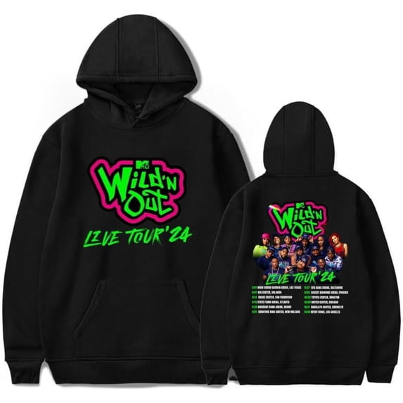 Wild'N Out Live Tour 24 Merch Hoodie Men's and Women's Hoodie Sportswear Fashion Printed Casual Hoodie