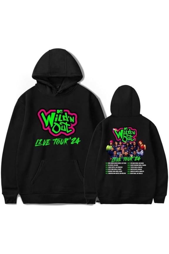 Wild'N Out Live Tour 24 Merch Hoodie Men's and Women's Hoodie Sportswear Fashion Printed Casual Hoodie
