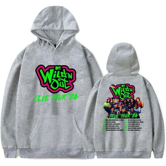 Wild'N Out Live Tour 24 Merch Hoodie Men's and Women's Hoodie Sportswear Fashion Printed Casual Hoodie
