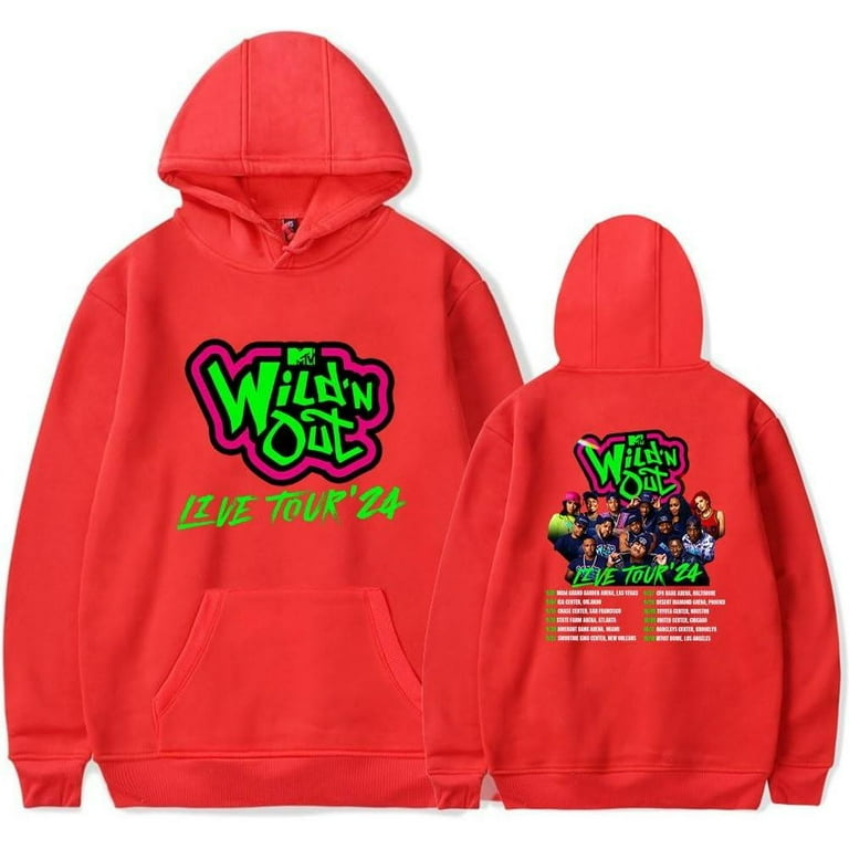 Wild n out hoodie red sale