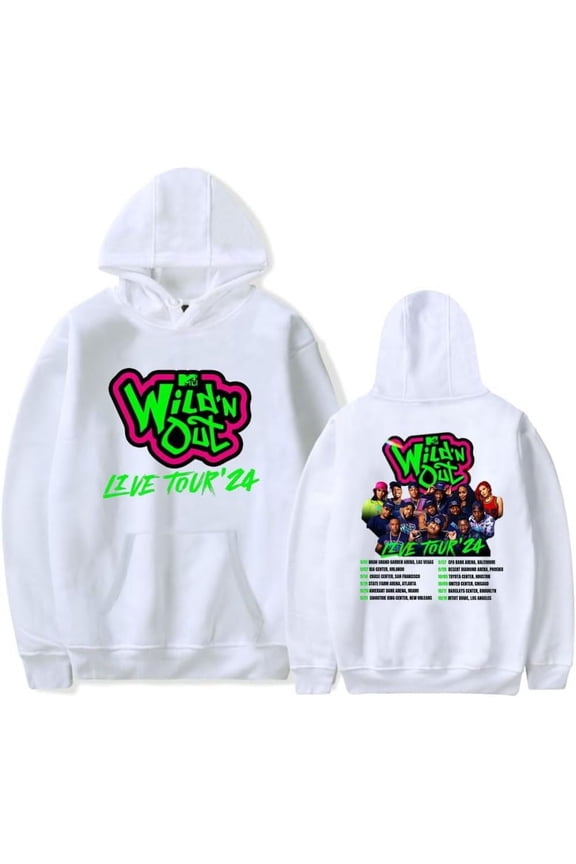 Wild 'N Out Live Tour 24 Merch Hoodies Women Men Long Sleeve Sweatshirt Fashion Clothes