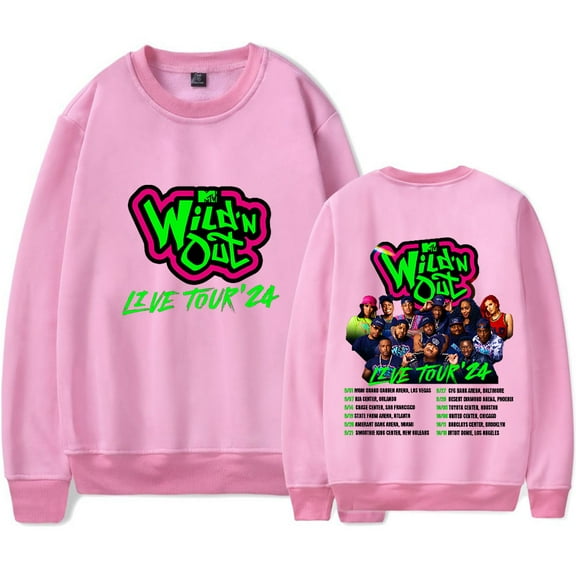 Wild 'N Out Live Tour 24 Sweatshirt Streetwear Long-Sleeved Pullover