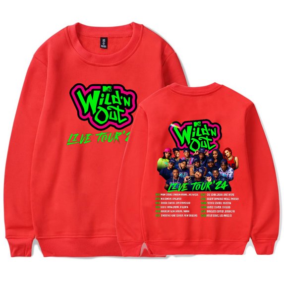 Wild 'N Out Live Tour 24 Sweatshirt Streetwear Long-Sleeved Pullover