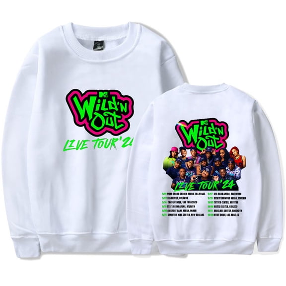 Wild 'N Out Live Tour 24 Sweatshirt Streetwear Long-Sleeved Pullover