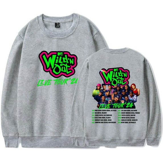 Wild 'N Out Live Tour 24 Sweatshirt Streetwear Long-Sleeved Pullover