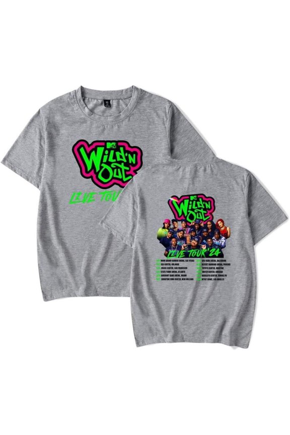 Wild 'N Out Live Tour Merch T-Shirt Unisex Crewneck Short Sleeves Tee Fashion Printed Top