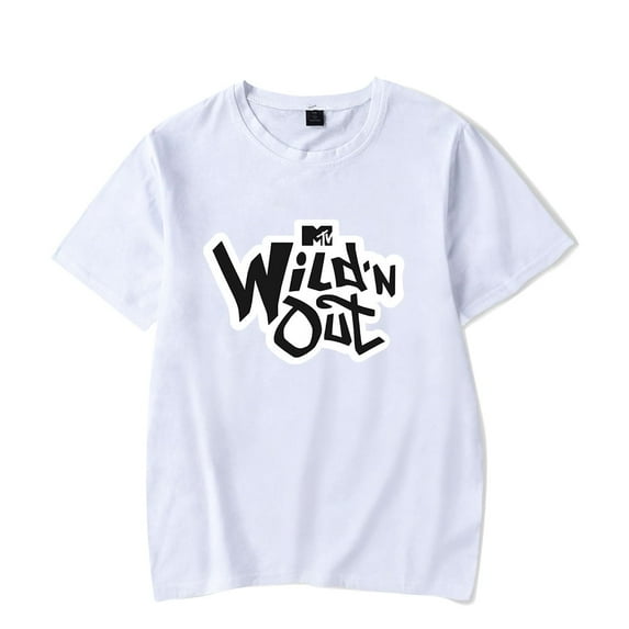 Wild 'N Out Logo Merch Tv Series T-shirt unisex fashion casual round neck short sleeved T-shirt