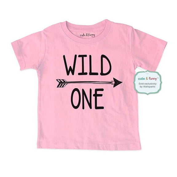Wild ONE - wallsparks cute & funny Brand cool boho 1st Birthday Shirt Age 1 One year old - Soft Infant Shirt