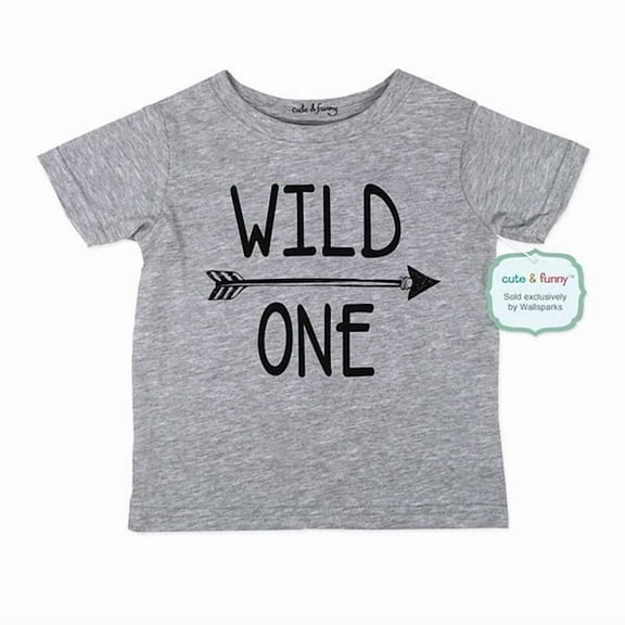Wild ONE - wallsparks cute & funny Brand cool boho 1st Birthday Shirt Age 1 One year old - Soft Infant Shirt