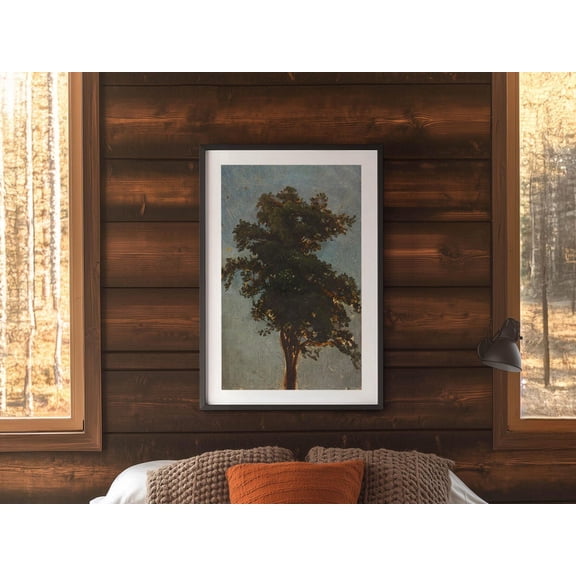 Wild Oak Tree Retro Outdoors Oak Tree Outdoorsy Lake House Poster