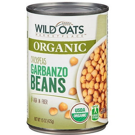 Wild Oats Marketplace Organic Chickpeas Garbanzo Beans, 15 oz