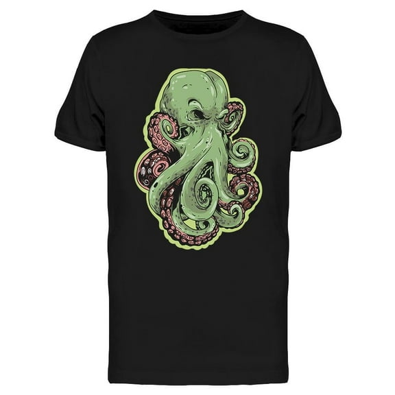 Wild Octopus T-Shirt Men -Image by Shutterstock, Male Large