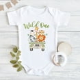 thumbnail image 1 of Wild One Birthday Baby Bodysuit, Safari Birthday, Baby Bodysuit, Zoo Birthday, First Birthday Outfit, Baby Boy Birthday Outfit, Birthday Boy Cute Baby Onesie, BABY BODYSUIT LAT 4424, 1 of 3