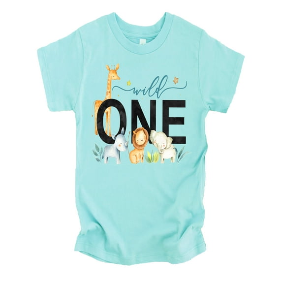 Wild One Boys 1st Birthday Safari Animal Themed T-Shirts for Baby Boys Chill Shirt 12 Months