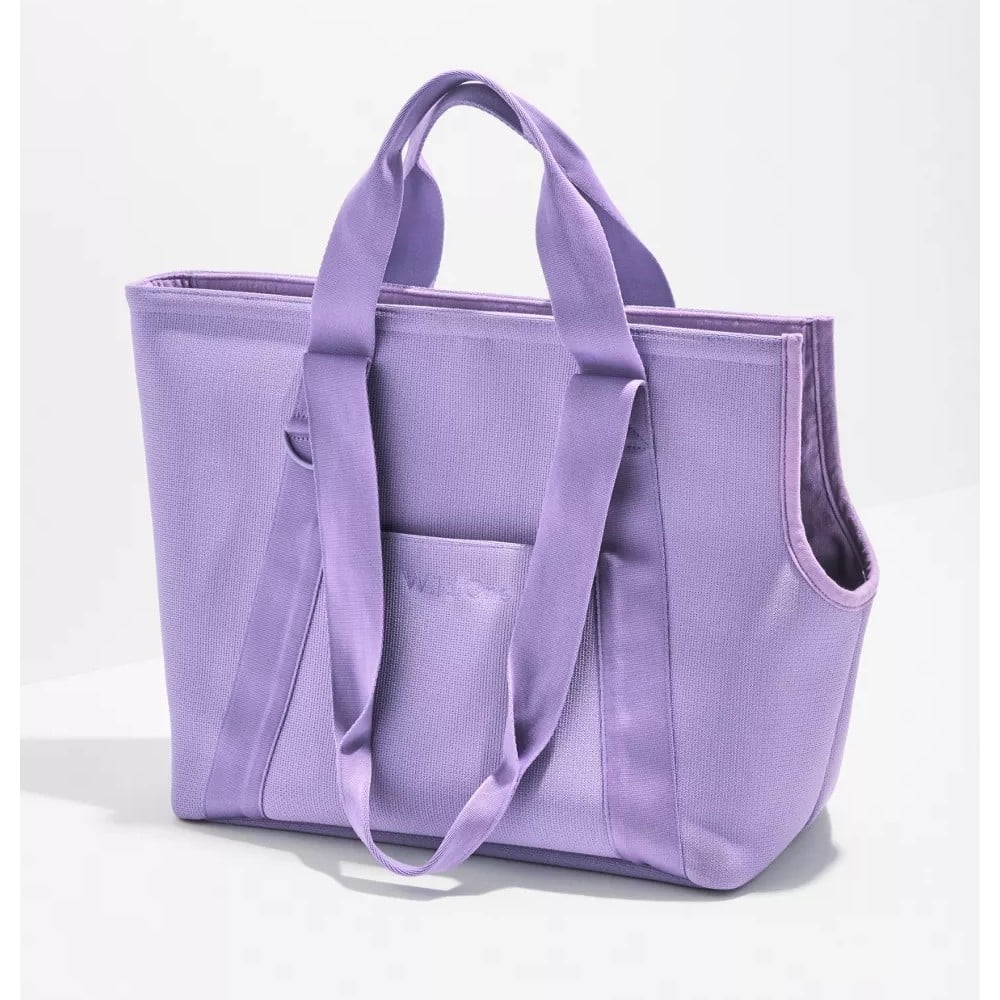 Wild One Everyday Carrier Dog Tote In Lilac, 21.5" L X 7.5" W X 14.25" H