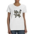 thumbnail image 1 of Wild One Or Leopard  Art Shaped T-Shirt Women -Image by Shutterstock, Female Small, 1 of 4