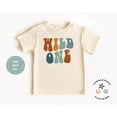 thumbnail image 1 of Wild One Toddler Shirt - First Birthday Shirt - Retro Boho One Year Old Birthday Tee - First Birthday Boy Girl Natural Tshirt - Cake Smash, New Born, Baby Shower Gift, New Parents Gift, 1 of 3