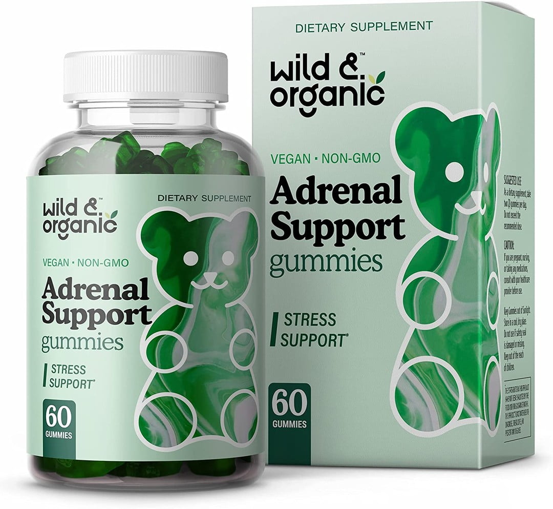 Wild & Organic Adrenal Support Gummies Energy & Stress Relief