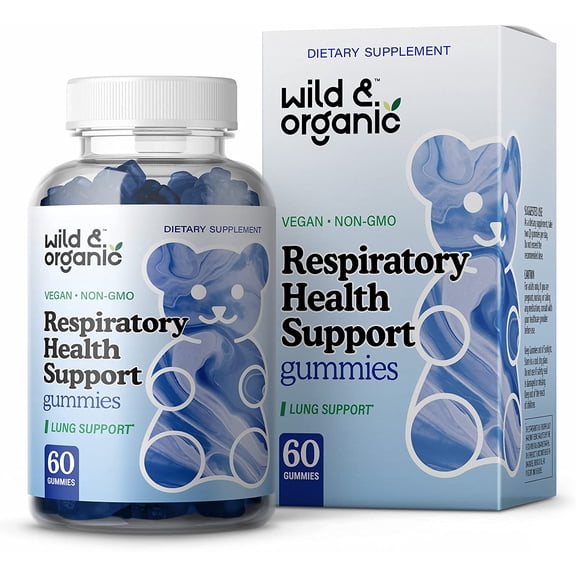 Wild & Organic Lung Health and Immune Support Gummies - 60 Chews