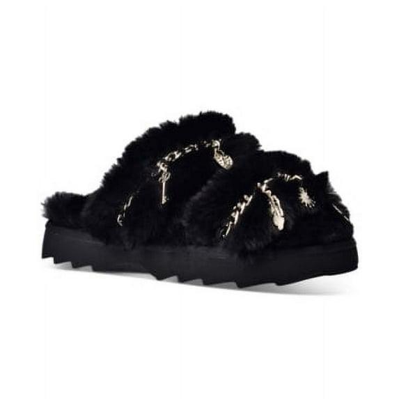 Wild Pair Paiyge Chain Slippers Black 9.5M