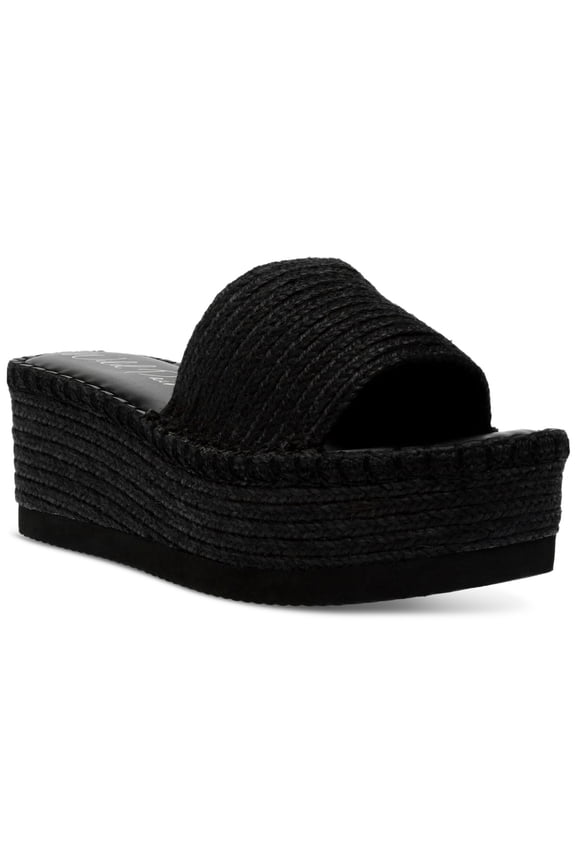 Shermer Espadrille Sandals Black Jute 12M