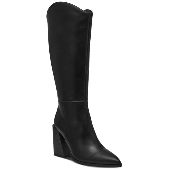 Wild Pair Tati Boots Black Smooth 9.5M