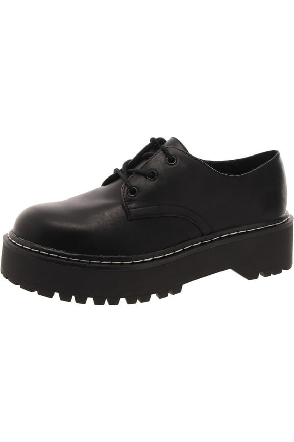 Womens Authentick  Faux Leather Dressy Oxfords