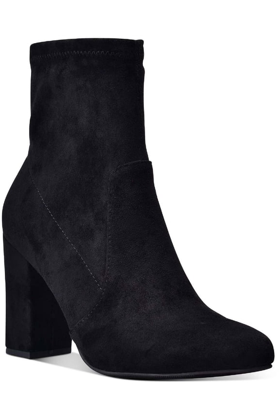 Womens Becci Faux Suede Pointed Toe Mid-Calf Boots