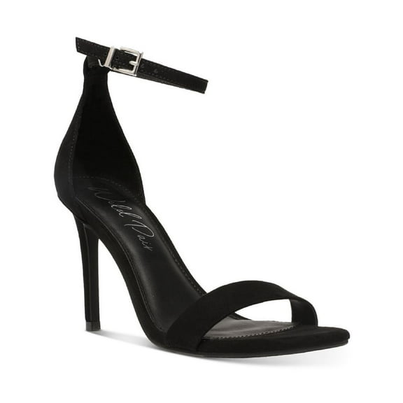 Wild Pair Womens Bethie Faux Suede Square Toe Heels