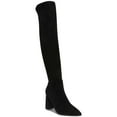 thumbnail image 1 of Wild Pair Womens Eileene Faux Suede Pointed Toe Over-The-Knee Boots, 1 of 5
